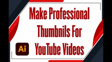 How To Make Professional Thumbnails For Youtube Videos In اردو Adobe