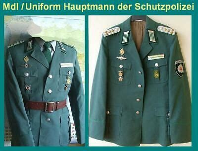 EBay Volkspolizei DDR Uniform Hauptmann Schutzpolizei MdI