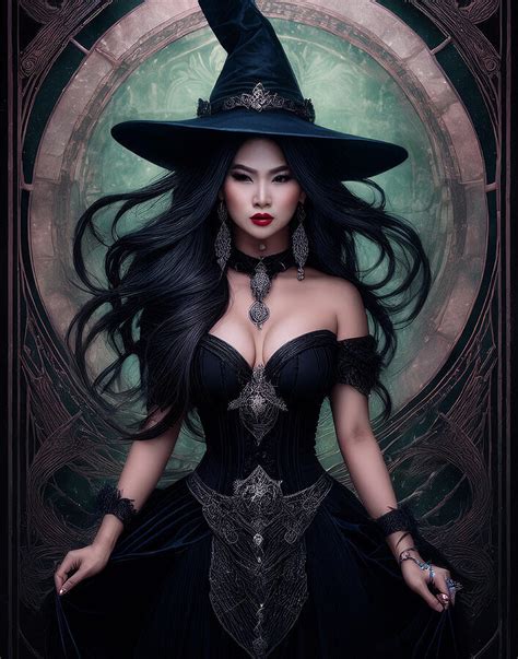 shadow moon sorceress digital art  david smith fine art america