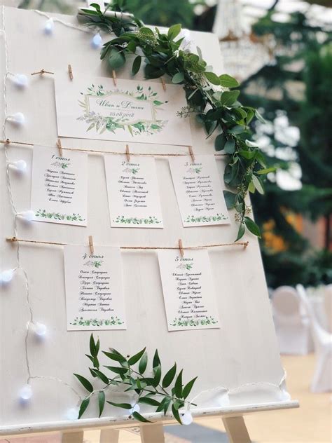 План рассадки гостей. Зелёная свадьба. Istekohtade plaan. | Matrimonio ...
