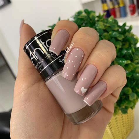 19 Modelos De Unhas Decoradas Esmalte Nude