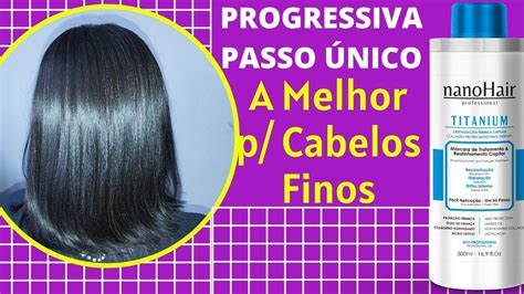 PROGRESSIVA PASSO ÚNICO IDEAL CABELOS FINOS NANOHAIR TITANIUM SEM