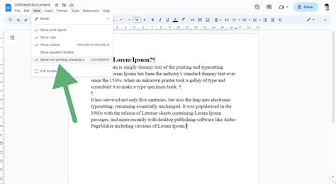 How To Remove Paragraph Symbols In Google Docs