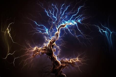 Premium Photo Fractal That Looks Like Lightning