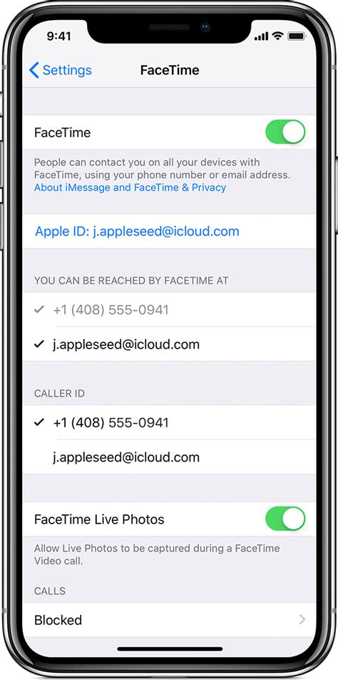 Use FaceTime With Your IPhone IPad Or IPod Touch Apple Support