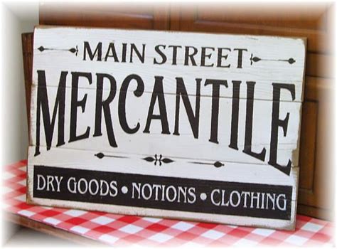 Main Street Mercantile Wood Sign Farmhouse Fixer Upper Style How To