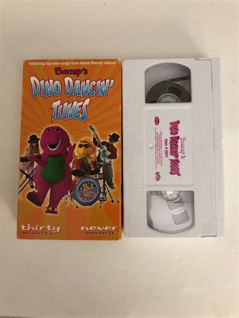 1 Barneys Dino Dancin Tunes Vhs 2000 Tested Rare Vintage Collectible Ship N 24hr Ebay