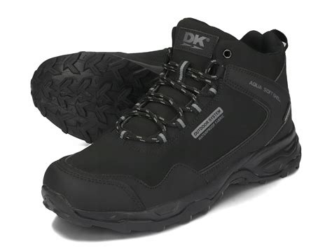 Buty Męskie SOFTSHELL Trekkingowe Wodoodporne DK Sauron 1029 BLACK M 43