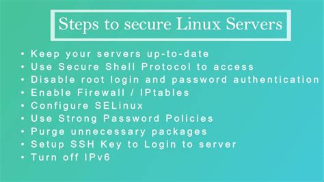 Best Practices To Secure Linux Server YouTube