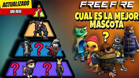 Nunca Adivinarás Cuál es la Mascota Más Poderosa de Free Fire para