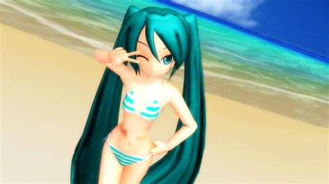 Mmd Miku Bikini By Mikaillalove On Deviantart