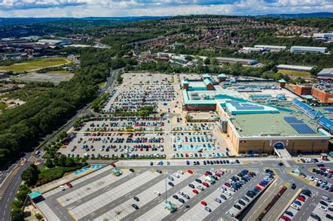 Aerial Image Of Meadowhall One Of The Largest Shopping Malls In The Uk