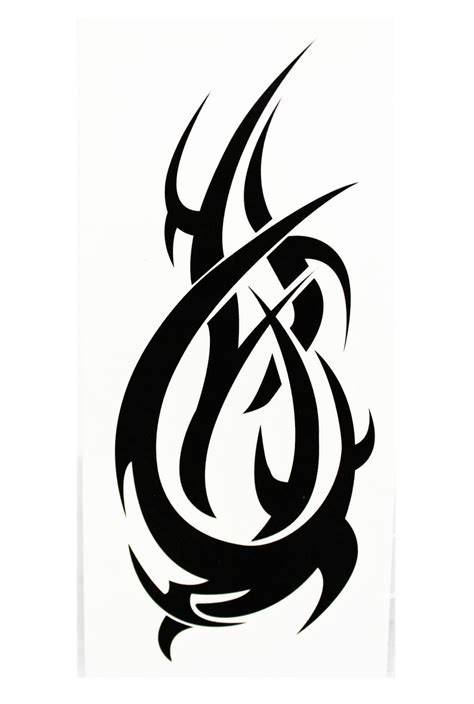 Self Enveloping Wicked Flame Temporary Tribal Tattoo - Walmart.com