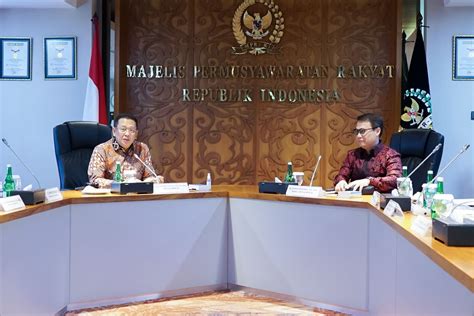 Rapat Pimpinan MPR Bahas Pergantian Wakil Ketua Hingga Sidang Di Tahun 2024