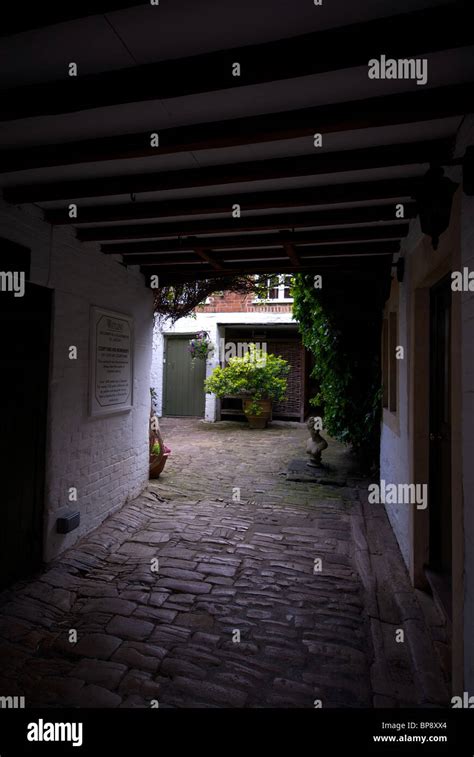 Lacock Wiltshire UK National Trust Stock Photo - Alamy