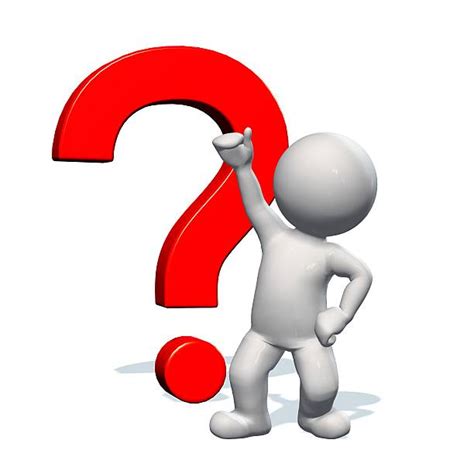 3d White Man With Question Mark Stock Photos, Pictures & Royalty-Free ...