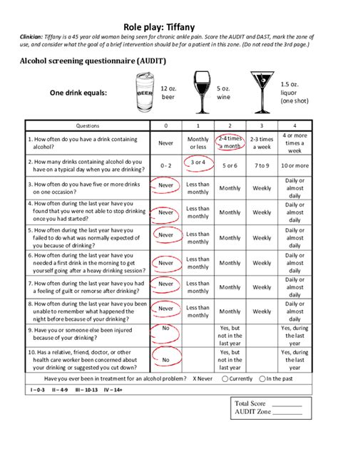 Fillable Online Validated Screening Test Topics By Fax