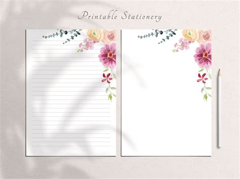 Spring Stationery Paper