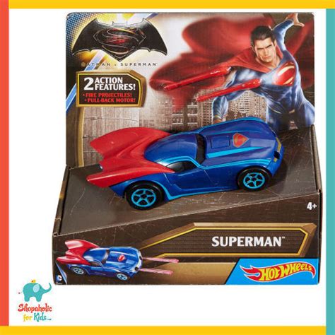 Hot Wheels Batman Vs Superman Superman Pull Back Vehicle S4kph Car Dc Comics Justice League