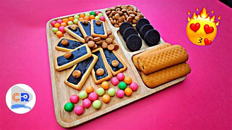 Asmr Filling Platter With Sweets And Biscuit So Nice And Peacful On