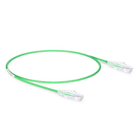 2ft 0 6m Cat6 28AWG Snagless Unshielded UTP PVC CM Slim Ethernet