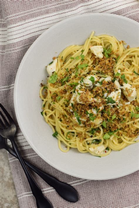 Lemon Crab Scampi Pasta The Migoni Kitchen