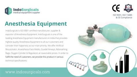 Anesthesia Equipment Manufacturer in India