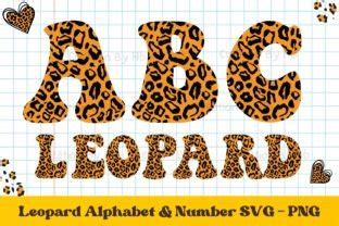 Leopard Alphabet Letters PNG SVG Graphic By Creation By HB Creative