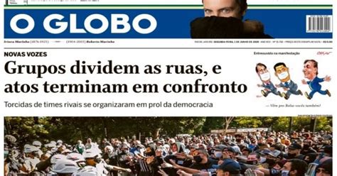 Dimas Roque Leia O Jornal O Globo Do Dia