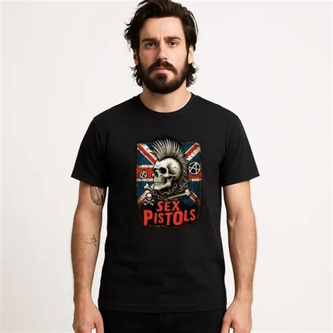 Camiseta Unissex Banda Sex Pistols Punk Rock Anos Designe Parcelamento Sem Juros