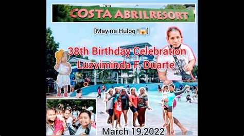 Costa Abril Resort Rodriguez Rizalmontalban 38 B Day Celebration