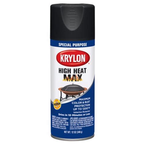 Krylon® High Heat Spray Paint Black 12 Oz Qfc