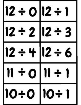Division Flashcards by Createach Learning | TPT