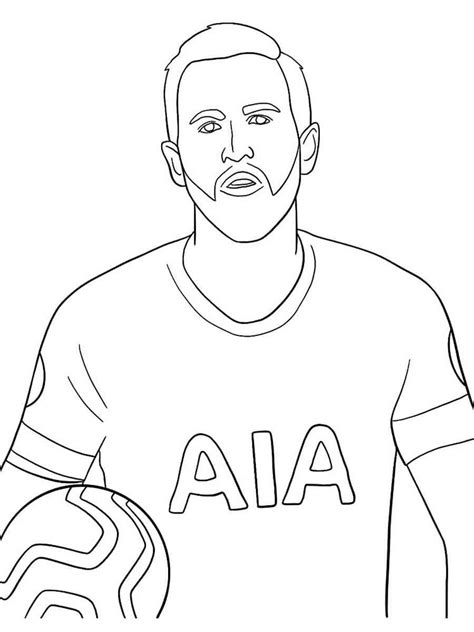 Harry Kane Coloring Pages