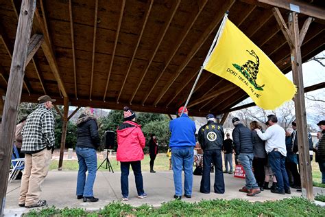 Us Flag And Gadsden Flag