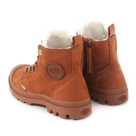 Botas PALLADIUM Pampa Hi Zip WL Brown Pattina 95982 200