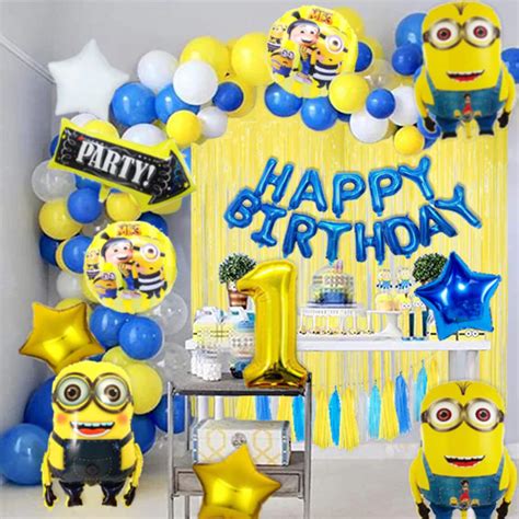 Minions Theme Birthday Party Decorations - BirthdayShop