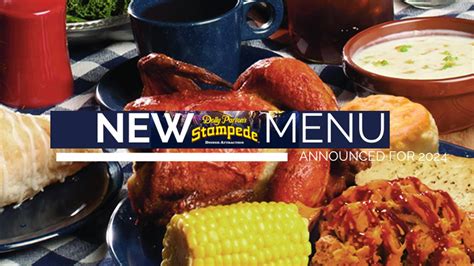 Dolly Parton's Stampede in Branson Reveals New Menu