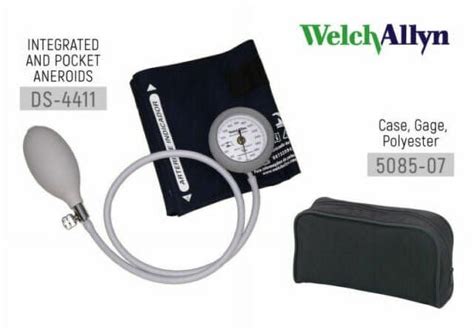 Welch Allyn Dura Shock Sphygmomanometer DS44 11 Handheld Gauge Adult