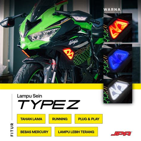 Jual Lampu Sein Depan JPA Kawasaki Zx25r New Ninja 250 2018 Running Sen