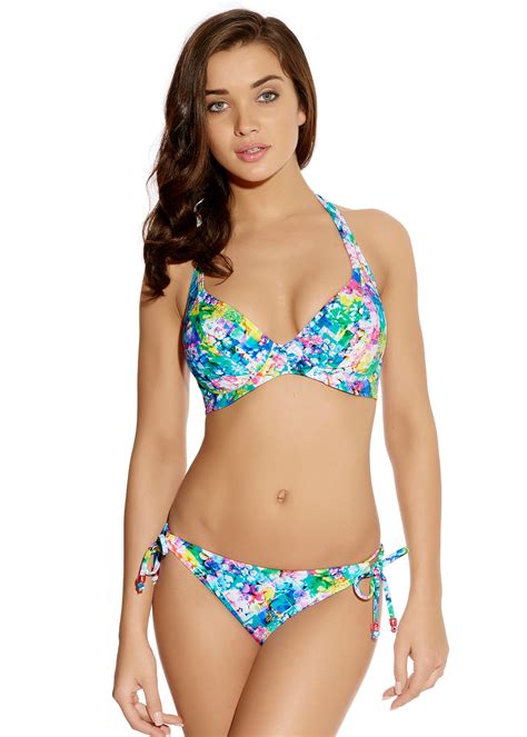 Paradise Island Blue Halter Bikini Freya Swimwear