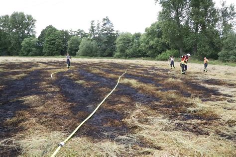 Achtung Waldbrandgefahr Feld In Bielefeld Steht In Flammen Nw De