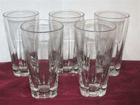 Libbey Duratuff Tumbler Glasses Set of 5 Glassware Set 1