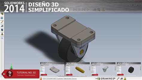 SolidWorks 2014 Tutorial 02 Modelado Y Ensamble YouTube