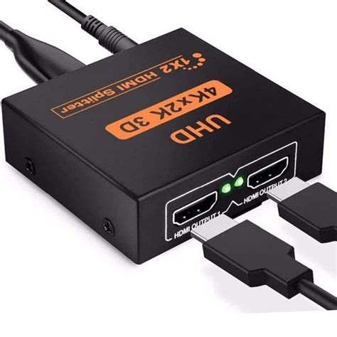 Yiany Hdmi Splitter In Out K D P Hdmi Distributor Adapter