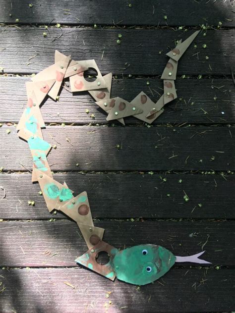 Snake Cardboard Crafts For Kids Kids Art And Craft