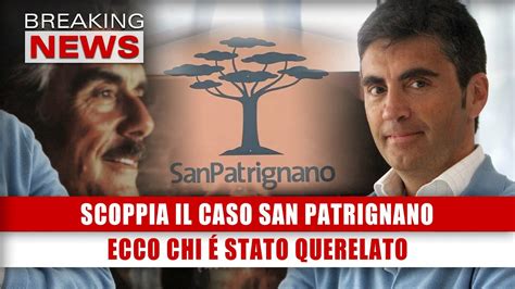 Scoppia il Caso San Patrignano Ecco Chi é Stato Querelato YouTube