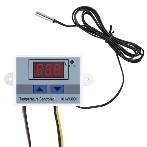 Термореле XH-W3001 220 V 1500 W , Термостат с Выносным Датчиком ...