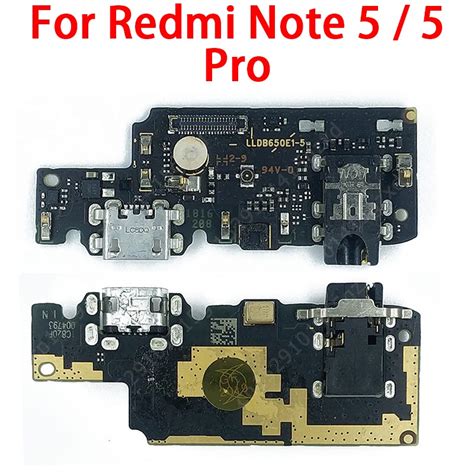 แท้ บอร์ดโมดูลชาร์จ แบบเปลี่ยน สําหรับ Xiaomi Redmi Note 5 Pro 5a Prime