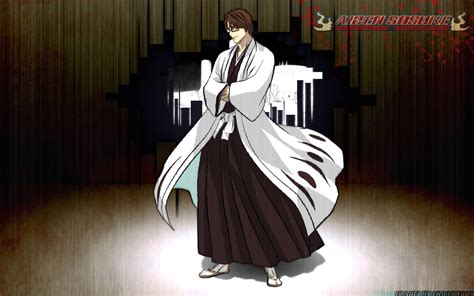 Download Aizen Glasses Bleach Wallpaper | Wallpapers.com